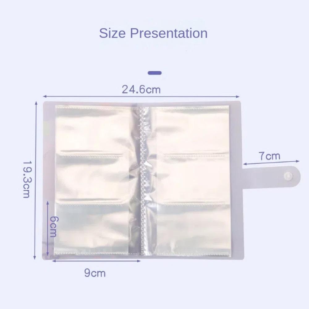 Creative 3-inch Photo Album PP Oil Painting Card Holder 120/240 Slot Small Card Postcard Storage Album Card Album