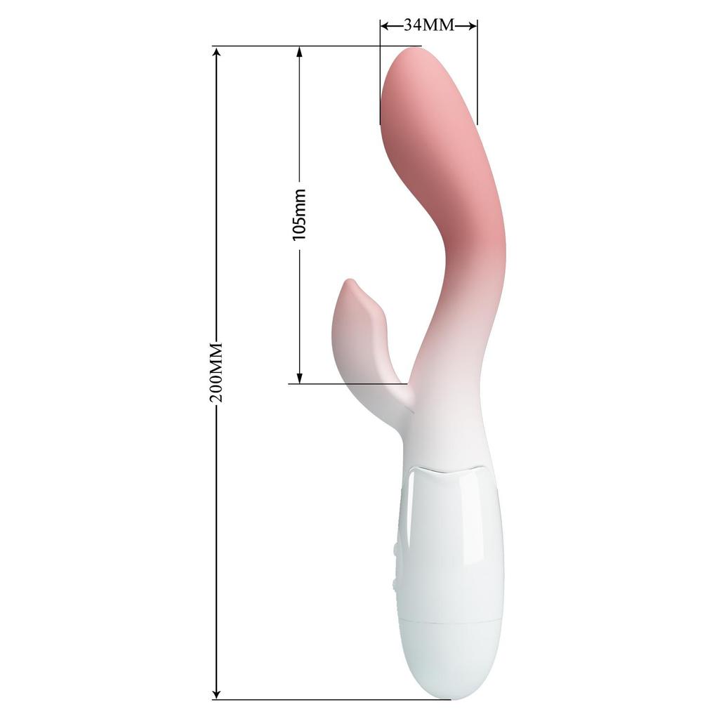 Wibrator Punkt G Masażer Łechtaczki Króliczek Pretty Love - Brighty, 30 Vibration Functions, Abs Silicone