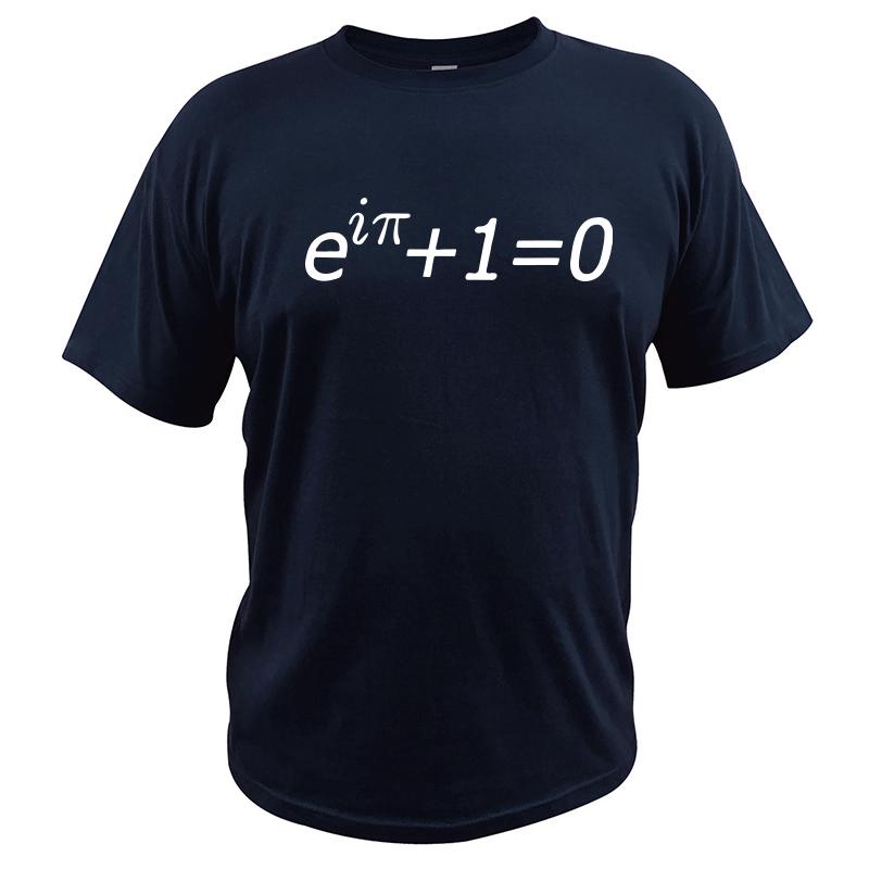 Eulers Identity Equation Herren Druck T Shirt Math Tshirt Cotton Geek Science Tshirt Streetwear