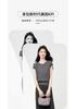 Round neck sleeveless knitted top and wide leg pants two-piece set