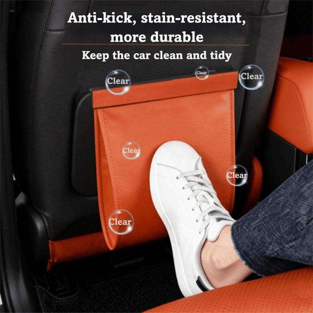 Waterproof Car Trash Can Leakproof Auto Accessories Portable Car Garbage Bin  Car Rear Seat
