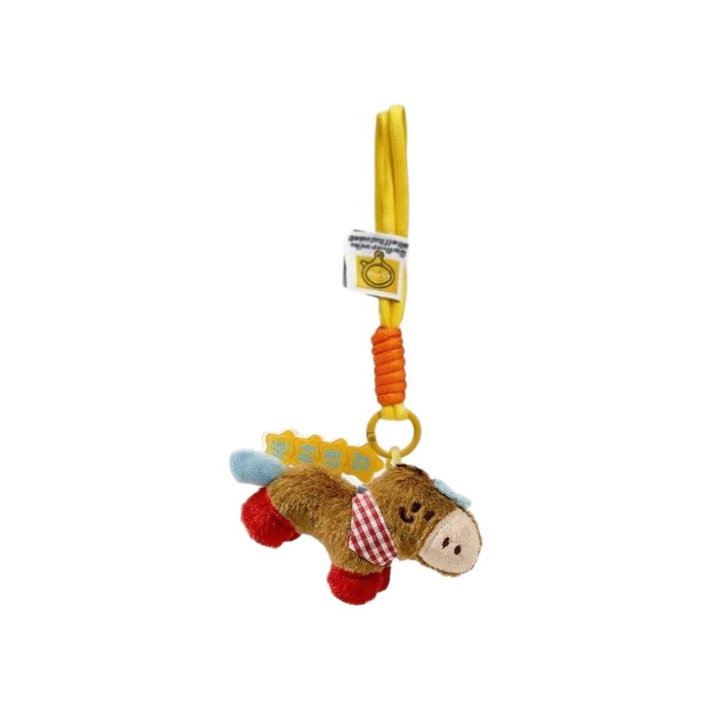 New Gift Cute Cartoon Good Luck Doll Keychain Plush Doll Pony Pendant Bag Pendant