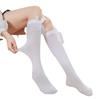 Velvet Medium Tube Socks Jk Can Be Long Or Short Ins Wind Calf Socks Black And White Socks Medium Tube Bow But Knee Socks