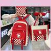 Trendy Cartoon Student Backpack With Comfortable Shoulder Straps For Middle School Girls