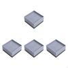 4Pcs Bed Risers Furniture Lifting Pads Shockproof Anti Slip Height Adjustable Supports Feet