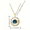 Copper Micro-inlaid Zircon Style Star Pendant Necklace Temperament Light Luxury Niche Design Sense.