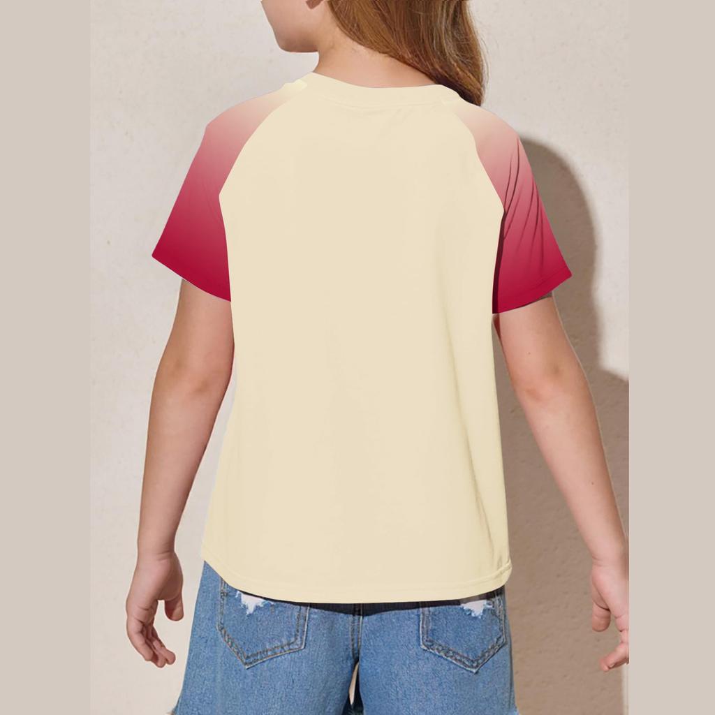 Kleinkind Mädchen Jungen T-Shirts Kinder Top Jungen und Mädchen bedrucktes Kurzarm-T-Shirt 2-12 Jahre