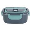 Electric Lunch Box Stainless Steel Constant Temperature 1.5L with Spoon Fork Insulation Bag Heated