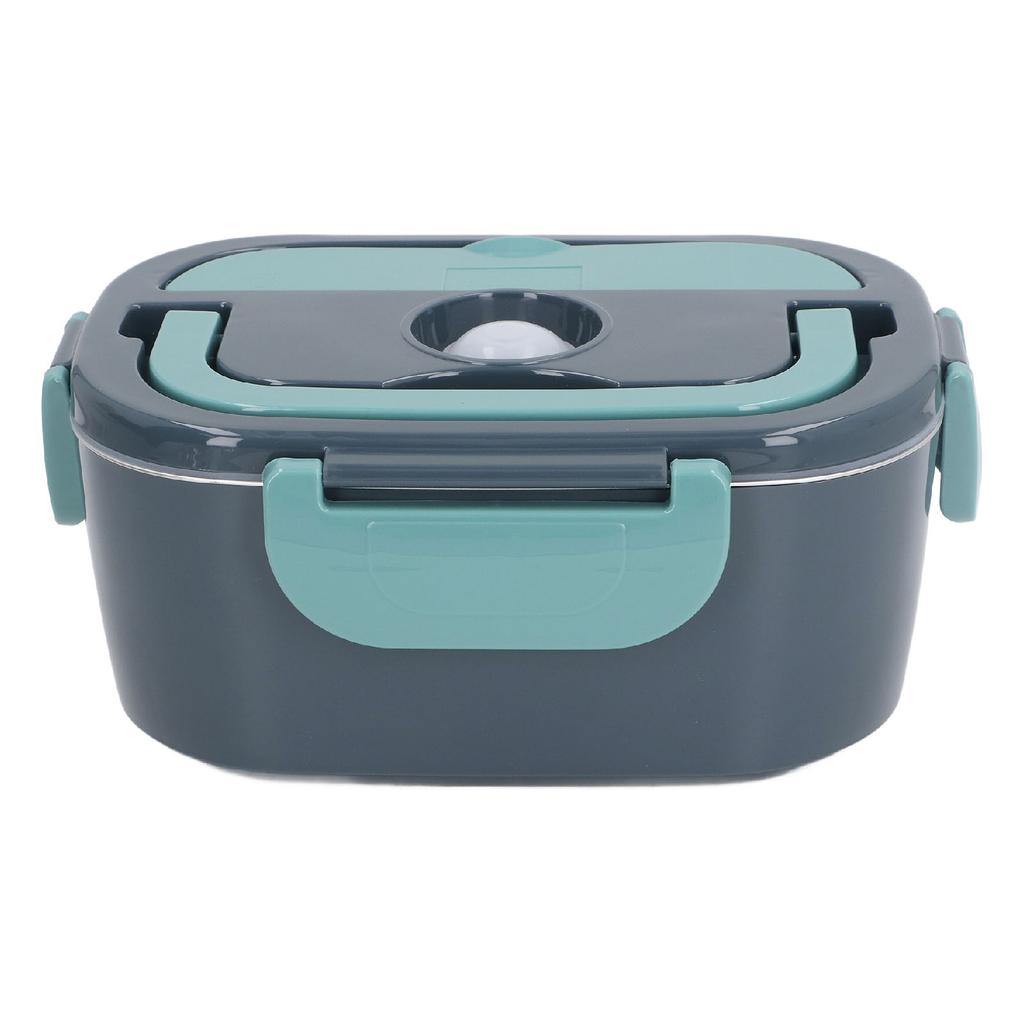 Electric Lunch Box Stainless Steel Constant Temperature 1.5L with Spoon Fork Insulation Bag Heated