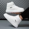 TUINANLE Men Women Black High Top Skateboarding Sneakers Breathable Light Casual Lace Up Sports Shoes Couple