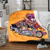 Rat Fink Power Flannel Blanket Soft All-Season Throw, Design for Camping, Car Travel, Hiking Sofa, Bed, Office Perfect Gift for Parties