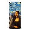 Mona Lisa Van gogh Oil Art Phone Case For OnePlus 10 9 Pro 9T 10R 9R 9RT 8T 8 7 6T 7T Nord 2T CE 2 5G N200 N10 N100 Black Cover