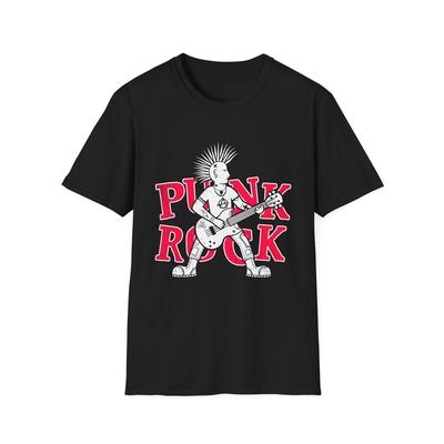 Punk Rock T-Shirt, Punk Not Dead, Guitarist Tee, Punk Rocker Unisex Shirt