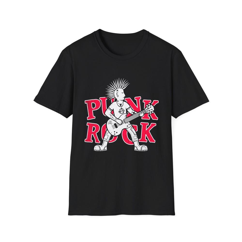 

Punk Rock T-Shirt, Punk Not Dead, Guitarist Tee, Punk Rocker Unisex Shirt L