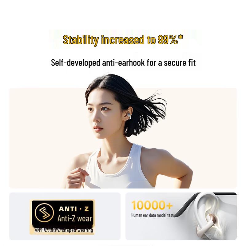 QCY C30 Open-Ear Bluetooth Ear Clip Headphones