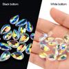 Best Quality 8x14mm Smooth Crystal Drop Beads Shiny Ab Glass Drop Beads Jewelry Beads for DIY Bracelet Necklace Making 28pcs/lot