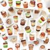100sheets Delicious Collection Series Kawaii Ins Cute Food Mini Message Notes DIY Scrapbooking Materials Aesthetic Craft Paper