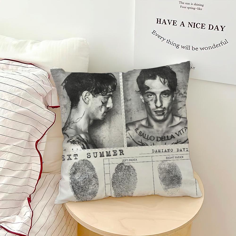 Sänger D-Damiano David mit gebrochenem Herzen geboren Wohnzimmer Kopfteil Schlafzimmer Büro Kissen Kissen Sofa Nickerchen Kissenbezug