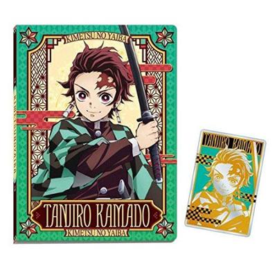 Dämon Kimetsu no Yaiba Wafer Card Limitierte Kartendatei Tanjiro Kamado 1 spezielle Luxuskarte enthalten Slayer (32 Taschen) ver.