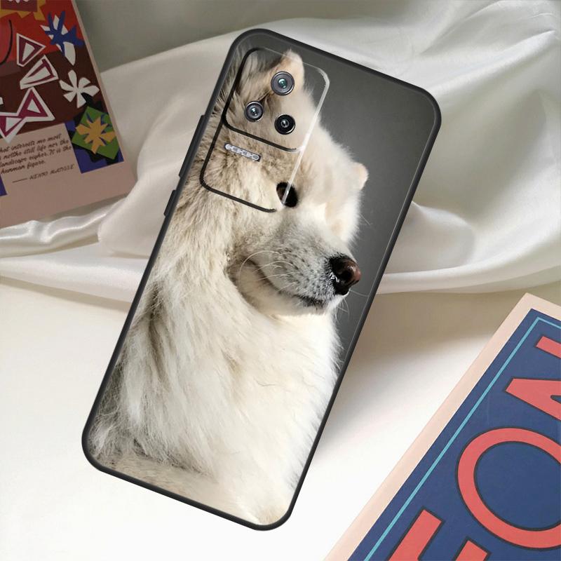 Samoyed Puppy Funda For POCO M6 Pro X3 X4 X5 X6 M5s F3 F5 Xiaomi 13T Pro 12T 11T 12 13 Lite 14 Ultra Case
