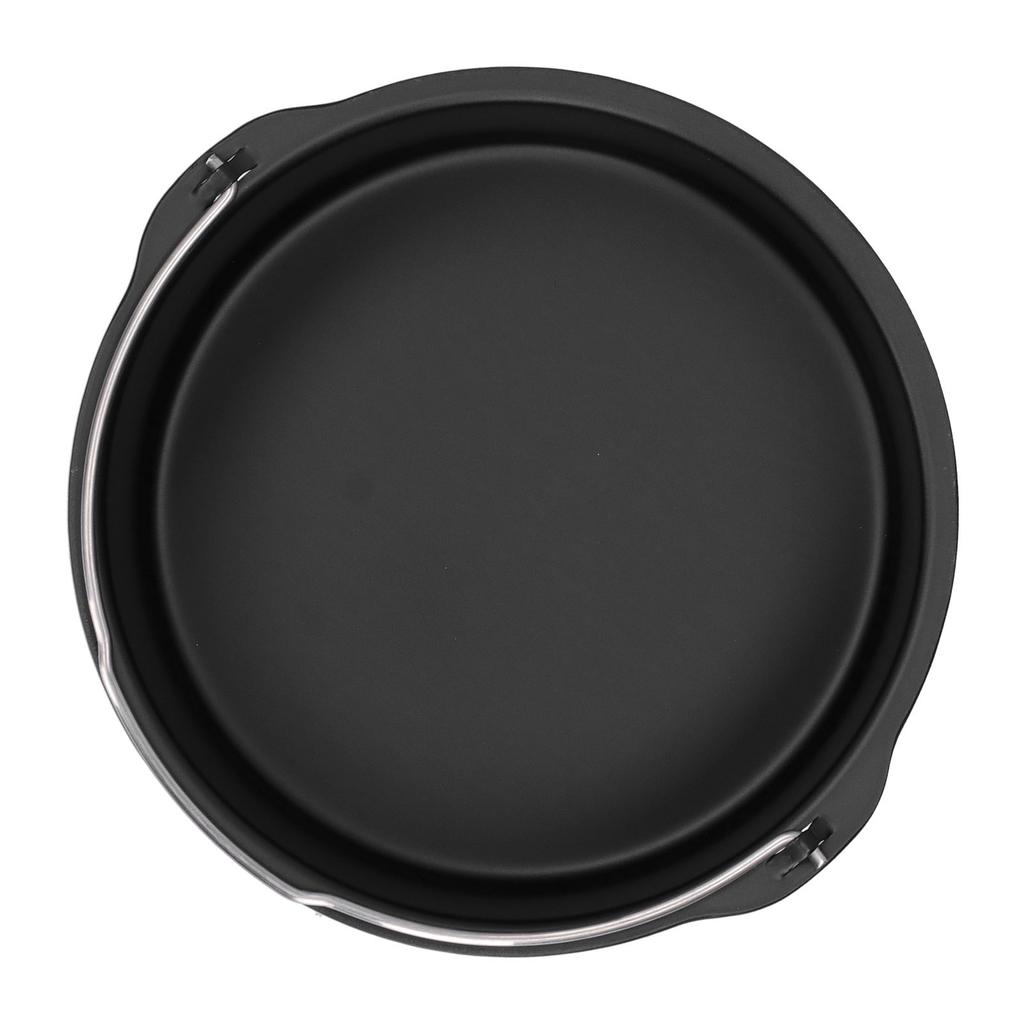 Cake Barrel Carbon Steel NonStick Cake Baking Tray Kitchen Electric Fryer Accessory(6in )