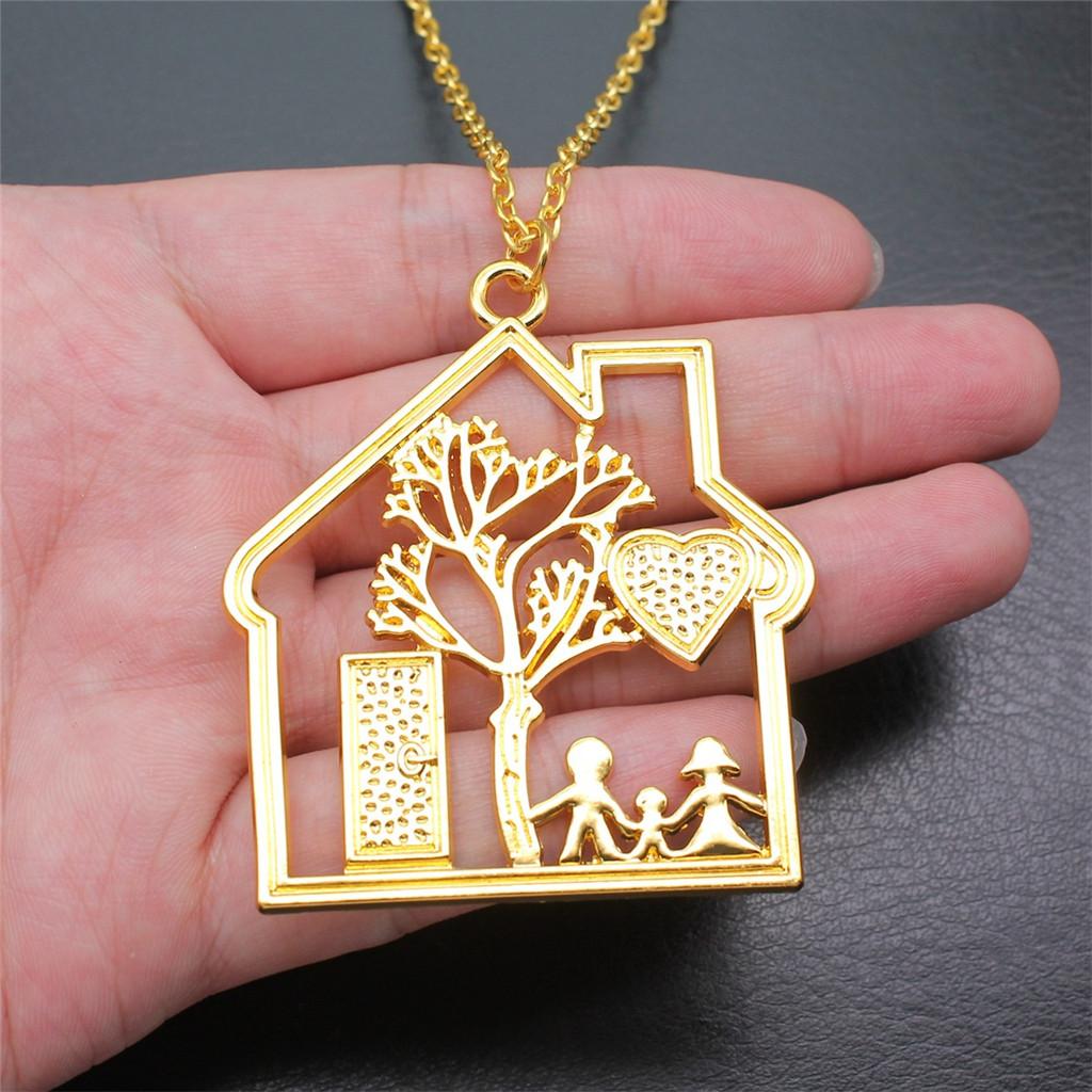 Amuletă talisman de culoare aurie, colier cu lanț lung de 45 cm sau 70 cm, bijuterii feminine, aniversare de nuntă, etnice pentru tine