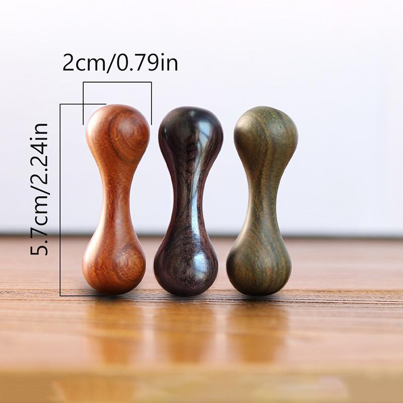 Dřevěné kloubové dekompresní hračky Leštěné santalové dřevo Ruční spinner Úleva od úzkosti a stresu Otáčejte prstem Pro párty dárek