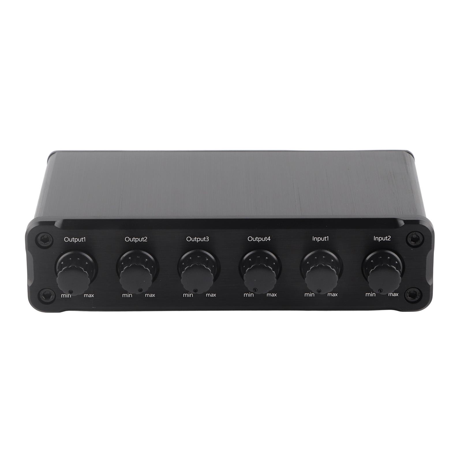 

2 в 4 выходах Звук Смешанный распределитель Lossless Volume Регулируемый 3,5-мм разъем для наушников Звуковой сигнал EU Plug