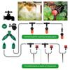 40m Garden Irrigation Kit: 158pcs Adjustable Eight-Hole Dripper & Automatic Atomizing Waterer