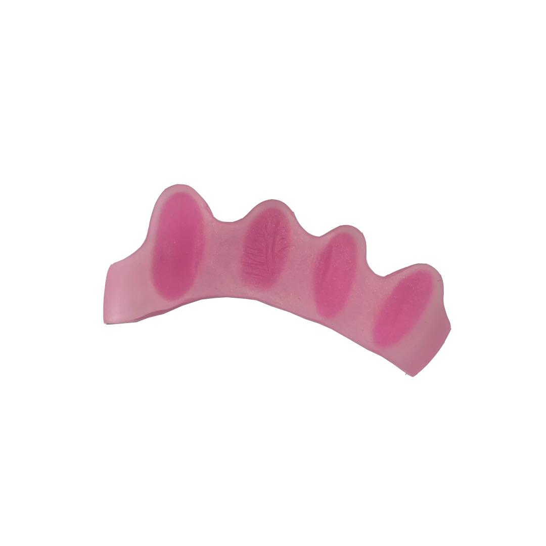 

Silicone Bunion Corrector & Five Toe Separator for Hallux Valgus One Size розовый