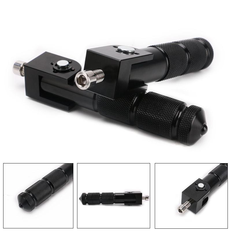 1 Pair CNC Aluminum Alloy Folding Foot Pegs Front & Rear Footrest Mod Parts for Motorcycle Scooter Electric Bike