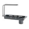 Multifunctional Over The Sink Storage Rack Stainless Steel Adjustable Shelf for Mess Release Kitchen Space