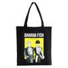 Anime Banana Fish Graphic Dámské Nákupní tašky Kabelky Látkové Plátěné Tašky Dámské y2k Opakovaně použitelné tašky přes rameno