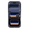 JAUCASE Carcasă pentru iPhone 17 Pro Max cu Suport Rotativ, TPU + PC, Spate Transparent