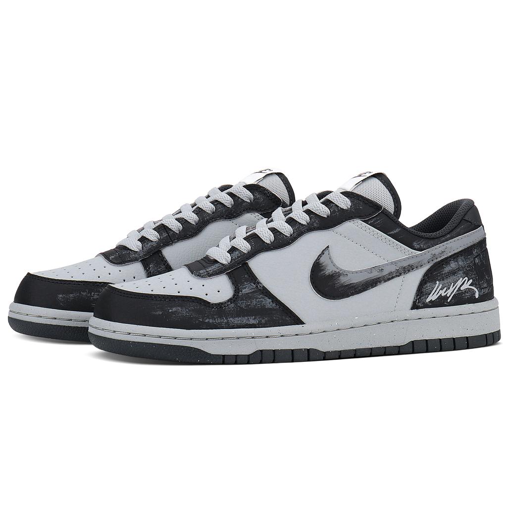Nike Velké nízké Skateboardové boty Pánské Černé Šedé 355152-017(Team1505-LD)