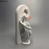 Veiled Girl Figures Plaster Statue Desk Decoration Ornaments Characters Sculpture Sketching Practice Coloring Teaching Tool