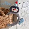 Plush Penguin Fish Headband - Cute Winter Non-slip Hair Accessory for Women