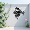 Metal Cow Head Wall Art Farmhouse Decor Rust Resistant Sculpture for Living Room Christmas Gift