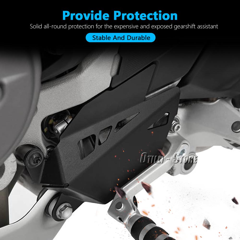 New Motorcycle Accessories Aluminum Gear Shift Assist Lever Protector Guard Cover Black For DUCATI Multistrada V4