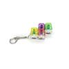 LED Keyboard Keychain Fidget Toys Crystal Clicker Sensory Toy for Stress Relief Keyboard Keychain Fidget Gadget for Adults Amagi