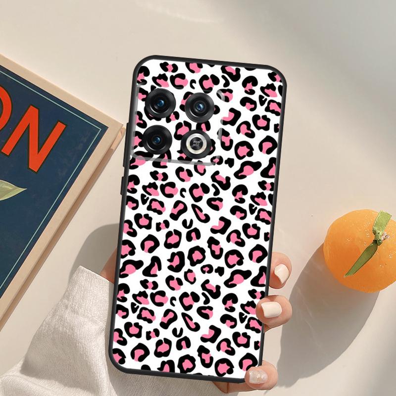 Coque Animale Colorée à Motif Léopard Pour OnePlus 12R 13R 13T 10R 15 13 12 11 10T 8T Nord CE 4 3 2 Lite N20 N30 Nord 5 Cover