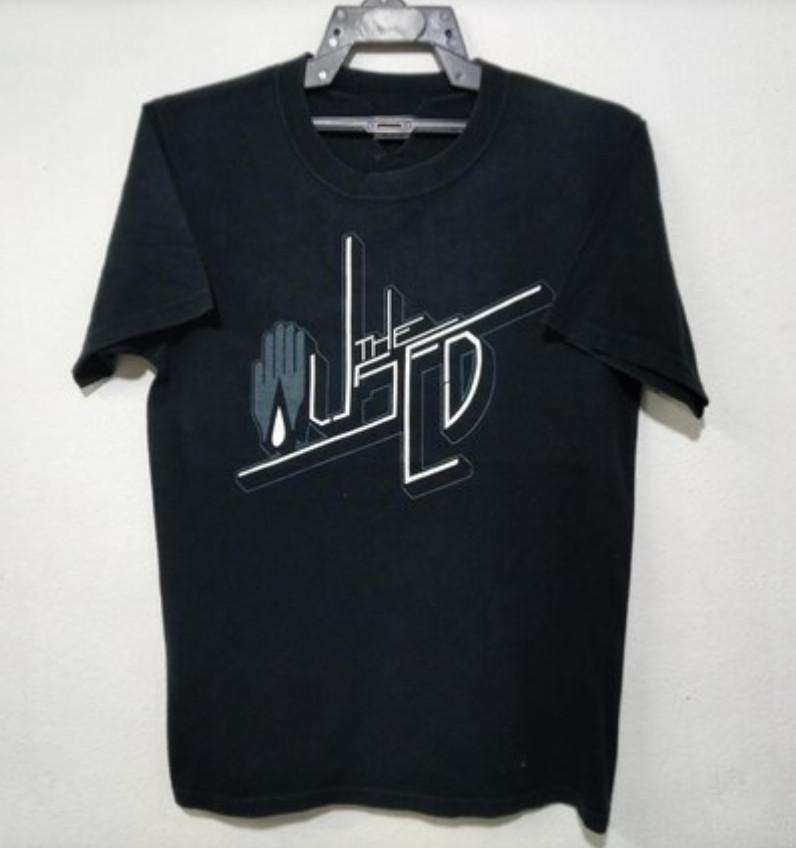 VTG The Used American Rock Band Black T Shirt Music EG375 L