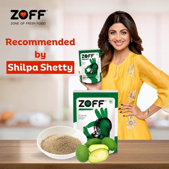 Zoff Amchur-Pulver | Getrocknetes Mangopulver | Premium-Zip-Beutel | Nettogewicht 100g