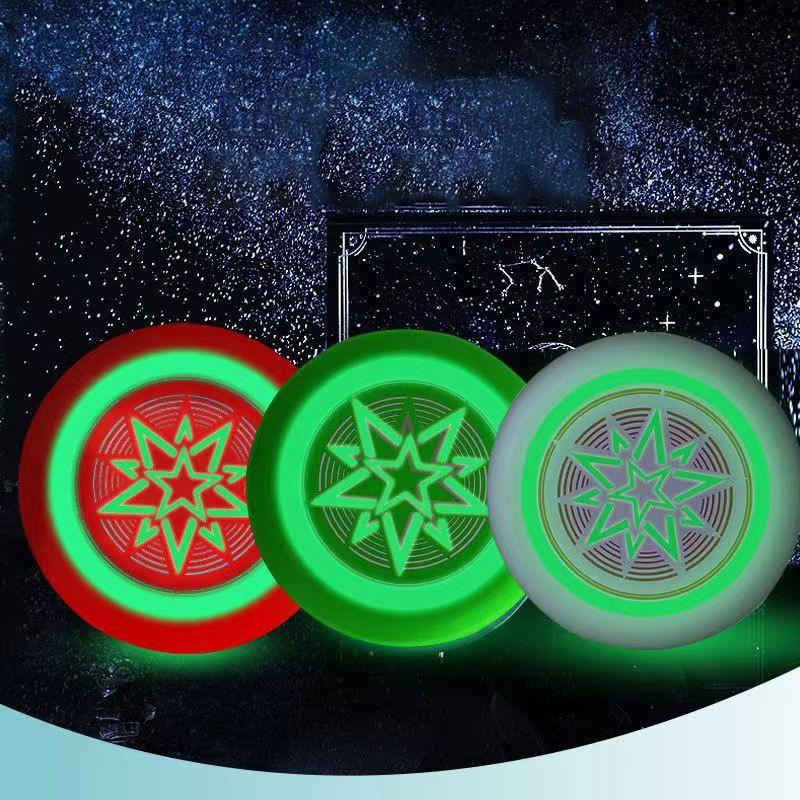 Luminous Swivel Flying Discs Professional Throwing Disc 7.87In Lightweight For Outdoor Sports Beach Camping Game