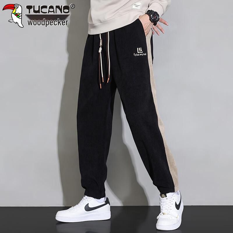 TUCANO Men's Corduroy Tapered Jogger Pants