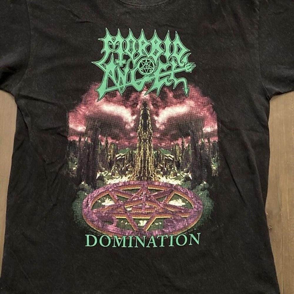 Nuova T-shirt Domination Morbid Angel Regalo per i Fan Unisex S-5XL BI04_299