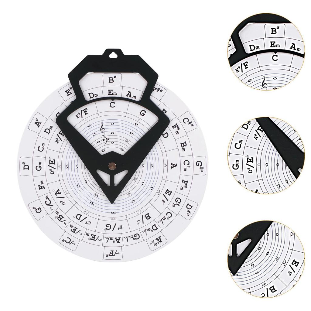 Melody Chords Tool Music Learning Circle Chords Wheel Melody Tool for Professionals Piano Notes Chord Beginner Songwriters