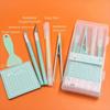 5Pcs/Set Diy Scrapbook Tool Set Tweezers Pens Non-Slip Mats Art Cutting Tools Kit Paper Crafting Carving Craft Paper Pen