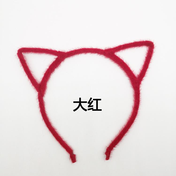 1PCS New Fashion Girls Cloth Cat Ear Headband Hairband Princess Hair Accessories Headwear Sexy Cute Hair Band
