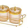 Dry Fruit Tray with Lid Appetizer Serving Plate Food Storage Container Snacks Dish Divided Nut Bowl